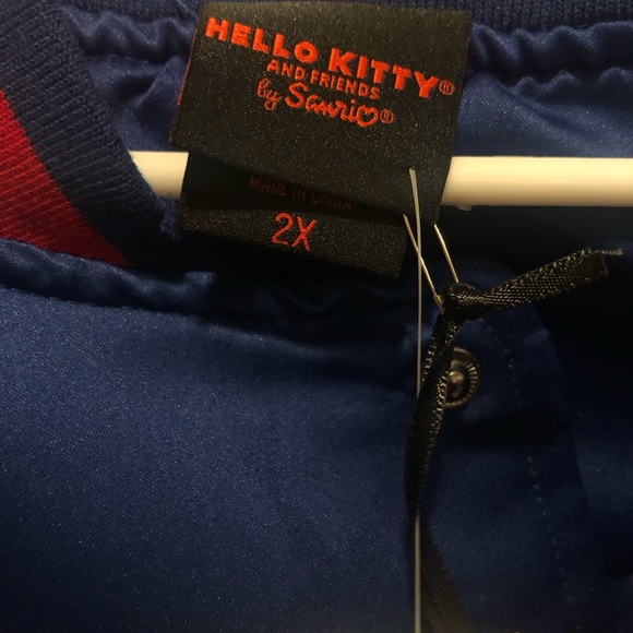 NEW Hello Kitty and Friends Blue Bomber Jacket Adult size XXL / 2XL - NWT - Picture 6 of 6